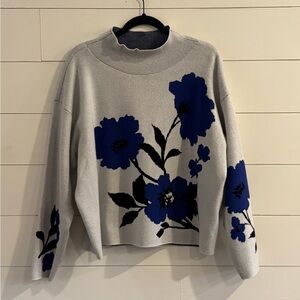 Maeve mock neck sweater by anthropology